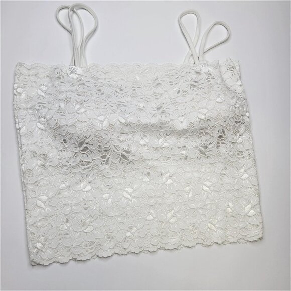 Lace Cami Crop Top Lace Bralette Stretchy Lace Camisole Lace Crop Tank Top - NEW - Picture 11 of 11